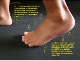 Palmilhas Ortopédicas Infantis para pés Pronados